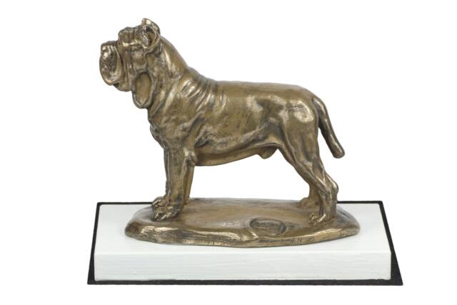Neapolitan Mastiff, Dog On White Wooden Base Statue, Limited Edition, Artdog - image 1