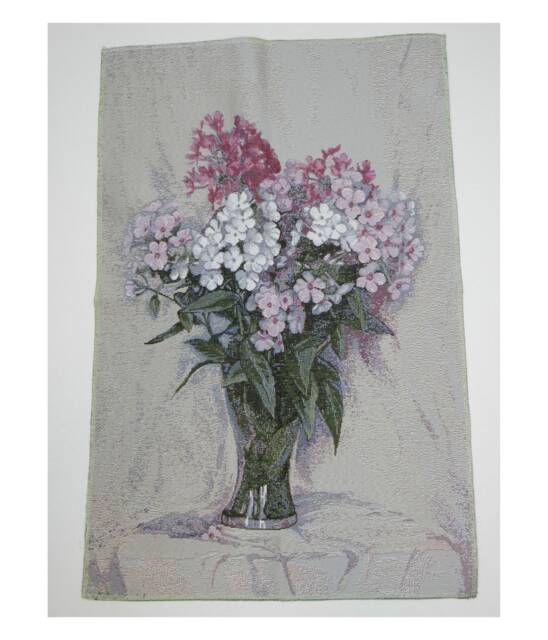 Gobelin Tapestry Phloxes 23.5x15.5 in 60x40 cm Wall Fabric - image 1