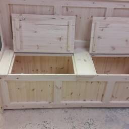 5Ft Modern Monks Bench, Storage Bench, Shoe Any Size Made. Delivery Cost Shown On The 2nd Photo - thumbnail 3