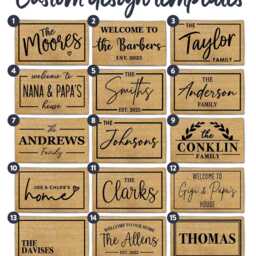 Personalized Farmhouse Doormat - Rustic Family Entry Mat For Country Homes - thumbnail 3
