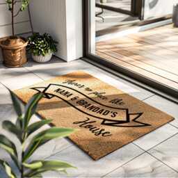 Personalized Farmhouse Doormat - Rustic Family Entry Mat For Country Homes - thumbnail 4