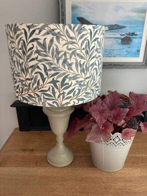 William Morris Willow Bough Green Luxury Lamp Shade. Bespoke. Handmade Table Or Pendant Shades in 20cm, 30cm 40cm - image 1