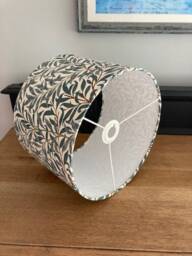 William Morris Willow Bough Green Luxury Lamp Shade. Bespoke. Handmade Table Or Pendant Shades in 20cm, 30cm 40cm - thumbnail 3