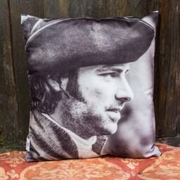 Poldark Black & White, Aidanturner, 45x45cm Usa Size 18x18 - thumbnail 2