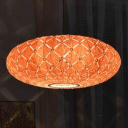 Wood Galaxy Pendant Light-Rosewood-Wood Light-Ceiling Light-Chandelier Light Fixture-Rustic - thumbnail 3