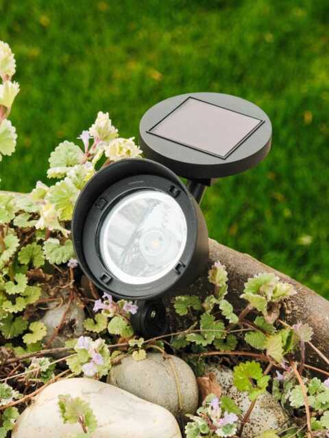 Individual Solar Spot Light Eco Outdoor Home Driveway Garden Single Or Set Of 3 - image 1