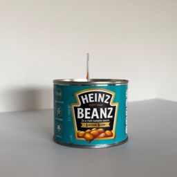 Heinz Baked Beans Candle Set With On Toast Unique Fake Food Realistic Funny Gift - thumbnail 2
