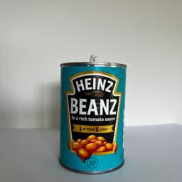 Heinz Baked Beans Candle Set With On Toast Unique Fake Food Realistic Funny Gift - thumbnail 3