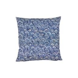 Martyn Lawrence Bullard For Schumacher - Capulet Lapis Venetian Marbled Cushion Cover Handmade Throw Pillow Designer Home Decor - thumbnail 2