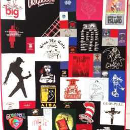 Custom Tshirt Quilt Memory Blanket Graduation Keepsake Gift Men Memorial Throw College Jersey Bedding Sports Clothing Comforter Deposit - thumbnail 3
