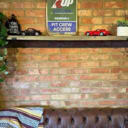 Jordan F1 Vintage Style Rusty Metal Mancave Wall Art Formula One - thumbnail 2