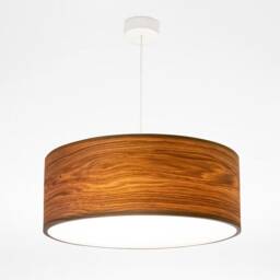 Pendant Modern Light - Wood Veneer Hanging Lamp Natural Shade - thumbnail 3