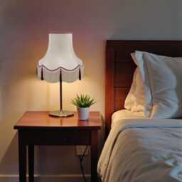 Traditional Cream Fabric Lampshade Handmade For Table & Floor Standard Lamp Bases, Wall Light Fixtures, Ceiling Fittings - thumbnail 3