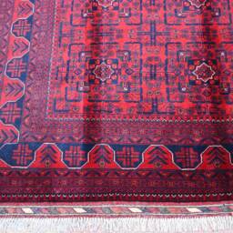 10X7 Large Bukhara Rug, 9.8 X 6.7 Ft, Super Fine Afghan Turkmen Qunduz Oriental Handmade High Quality Hand Knotted 100% Wool - thumbnail 2