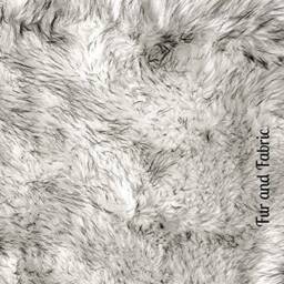 Plush Faux Fur Throw Blanket, Arctic Wolf, Minky Cuddle Lining - thumbnail 3