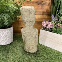 stone Garden Easter Island Head/ Moai/ Tiki Concrete Ornament - thumbnail 4