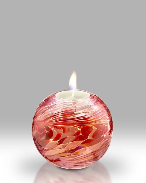 Handmade Mouth Blown Friendship Votive By Nobile Glassware - image 1