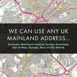Personalised Custom Made UK Map Print Os Maps Homeowner House Warming Gift Framed Art Wall Decor Detailed - thumbnail 3
