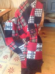Wool Sweater Throw Quilt