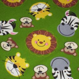 Safari Pillow Case - Animal Lion Zebra Monkey Tiger Standard Toddler -Safari - thumbnail 2