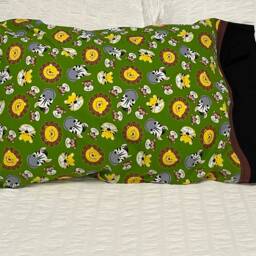 Safari Pillow Case - Animal Lion Zebra Monkey Tiger Standard Toddler -Safari - thumbnail 4