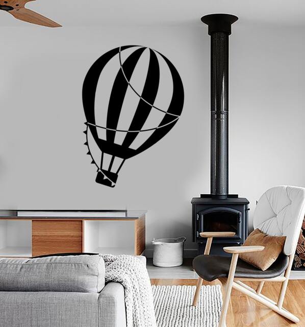 Wall Vinyl Decal Air Balloon Jorney Amazing Romantic Decor For Bedroom 1317Dz - image 1