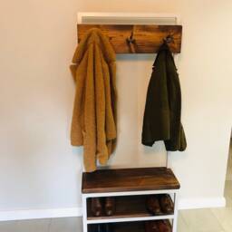Foundry Coat Stand & Shoe Rack - thumbnail 3