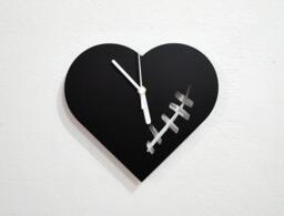 stitched Heart - Wall Clock - thumbnail 1