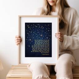 F Scott Fitzgerald Quote Print Gold Foil Literary Art, Romantic Gift - thumbnail 2