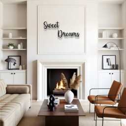 Sweet Dreams Metal Wall Art - Sign Bedroom Above Bed Decor, Decor Over The - thumbnail 2