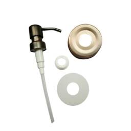 100 Packs Bronze 304 Stainless Steel Diy Mason Jar Lid Liquid Soap Dispenser Kit With Tube & Collar No Jars - thumbnail 4