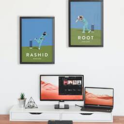 Joe Root England Cricket Odi Team Art Print - World Cup Winners Collection A3 A4 Poster - thumbnail 3