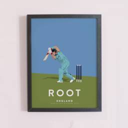 Joe Root England Cricket Odi Team Art Print - World Cup Winners Collection A3 A4 Poster - thumbnail 1