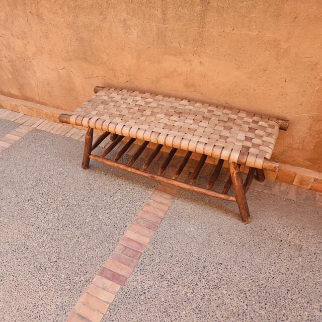 Wooden Bench With Integrated Storage - image 1