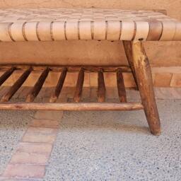 Wooden Bench With Integrated Storage - thumbnail 3