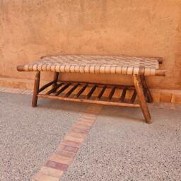 Wooden Bench With Integrated Storage - thumbnail 2