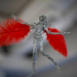 Angel Figurine, Art, Gift, Chic Home Decor, Decor Bedside Christmas Tree Boho - thumbnail 3