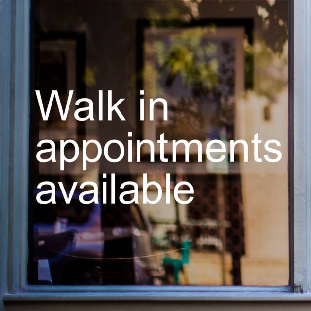 Walk in Appointments Available Shop Window Sticker Barber Hairdresser Nail Bar Salon Decal Display - image 1