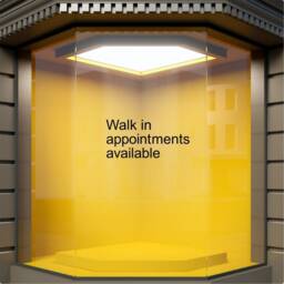 Walk in Appointments Available Shop Window Sticker Barber Hairdresser Nail Bar Salon Decal Display - thumbnail 3