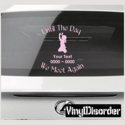Girl 03 in Loving Memory Custom Car Or Wall Vinyl Decal Stickers - Ilmgirl03Et - thumbnail 1