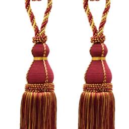 "D??copro Tassel Tieback, Length 12"" - 30.5cm, Spread 30" - thumbnail 2