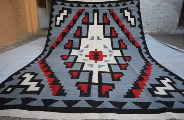 5x8 Ft New Kilim Flatweave Rug, Tribal Afghan Maimana Turkmen Oriental Rug, Vintage Rug For Bedroom, Livingroom - image 1
