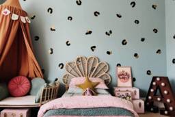 Leopard Print Wall Decals Irregular Spots, Nursery Decor - thumbnail 1