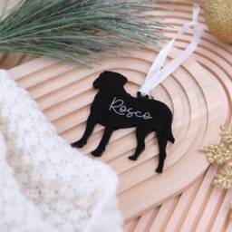 Dog Christmas Tree Bauble Personalised Ornaments For Dogs, Present Stockings For Christmasdog - thumbnail 2