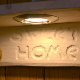 Wooden Wall Sconce, Light From A Natural Wood, Led For Wall, Wooden Original Lamp With Jute Rope, Handmade Lighting Fixture - thumbnail 3