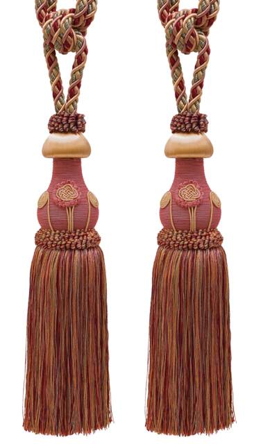 "D??copro Tassel Tieback, Length 12"" - 30.5cm, Spread 32" - image 1