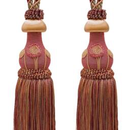 "D??copro Tassel Tieback, Length 12"" - 30.5cm, Spread 32" - thumbnail 2