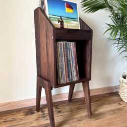 Record Storage Stand/Front Flip Case Vinyl Display - thumbnail 2