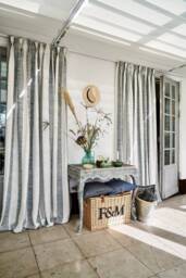Albertville Fabric Curtain Linen By The Meter Decorative Sheer Woven 3 Colors Fabric Jab - thumbnail 1