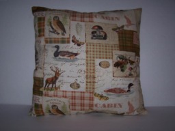 Throw - Toss Pillow Hunting Season 17 X Multi-Color 100% Cotton Deer Duck Home Decor - thumbnail 1